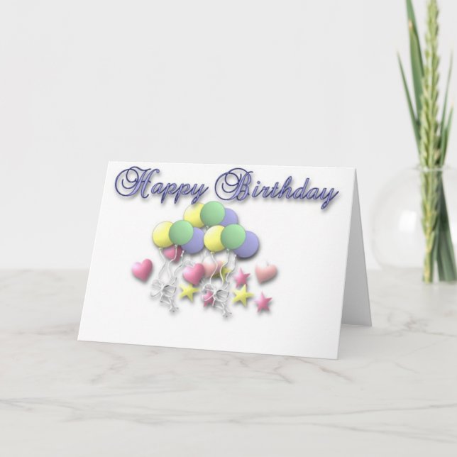 Happy Birthday Card (Front)