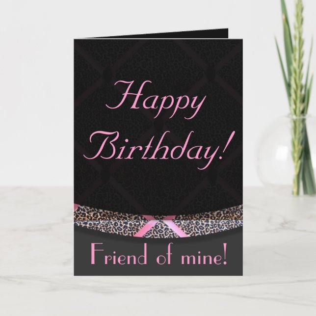Happy Birthday! Card (Front)