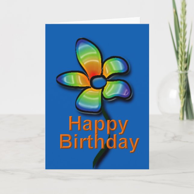 Happy Birthday card (Front)