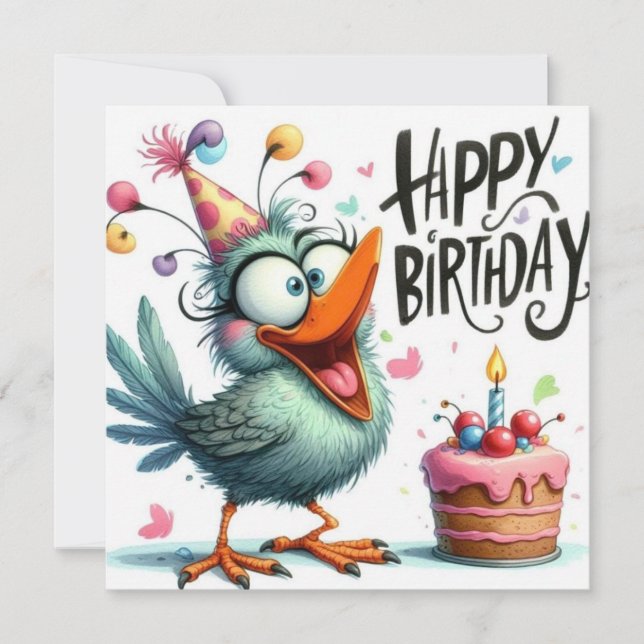 Happy Birthday Card (Front)