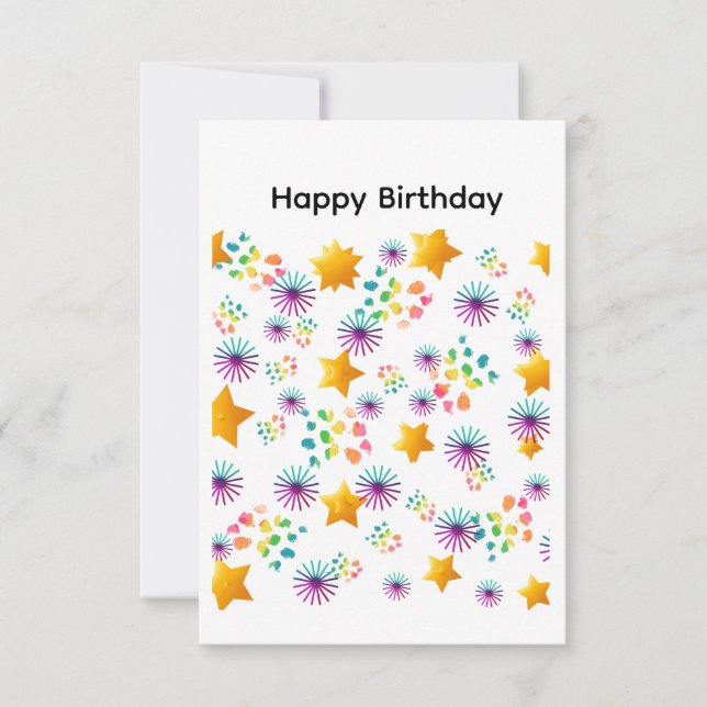 Happy Birthday Card (Front)
