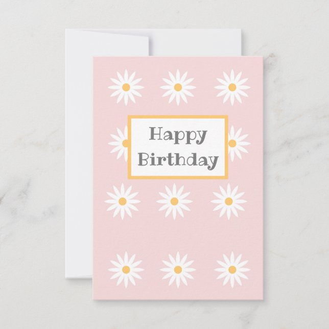 HAPPY BIRTHDAY card (Front)