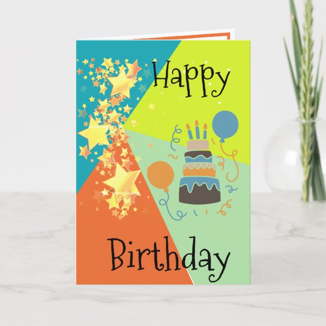 Happy Birthday Card (Front)