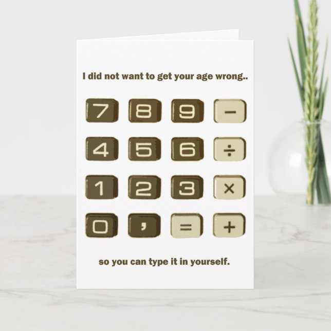 Happy Birthday Card (Front)
