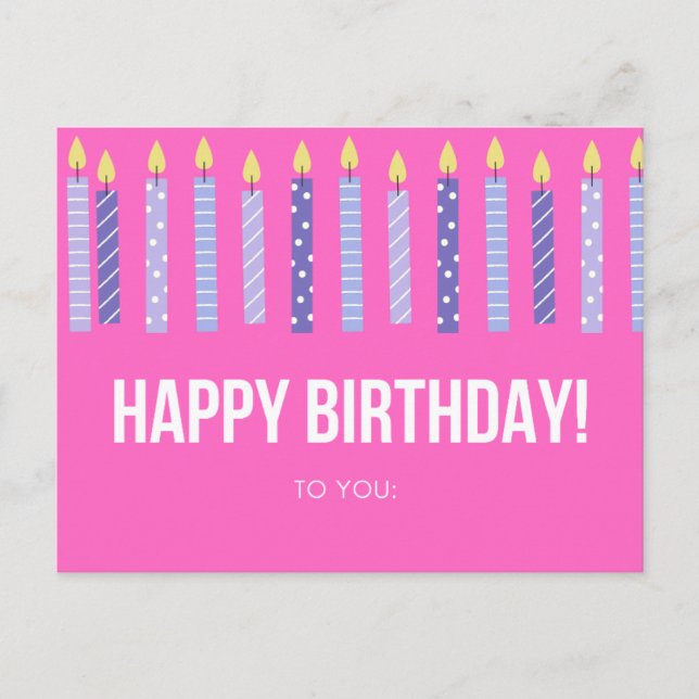 Happy Birthday Card (Front)