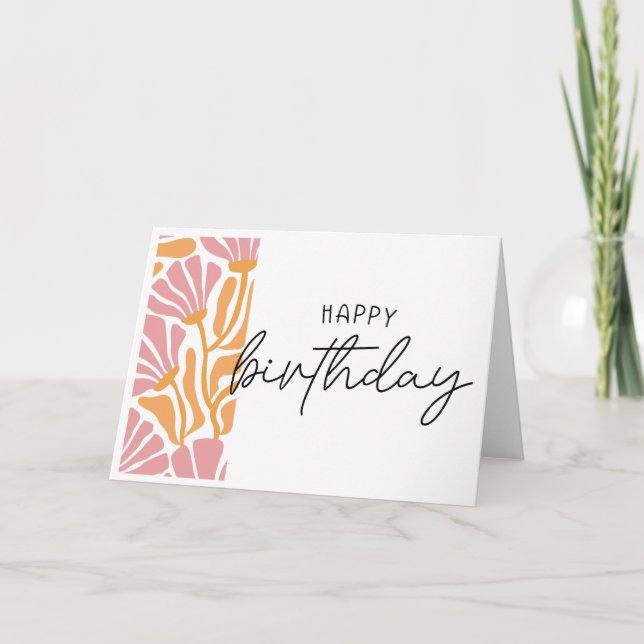 Happy Birthday Card (Front)