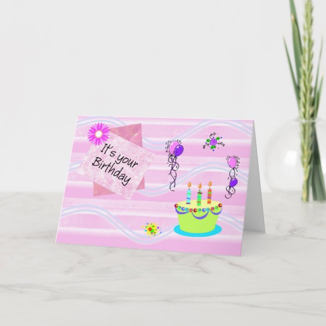 Happy Birthday Card (Front)