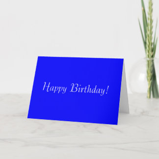 Happy Birthday! Card