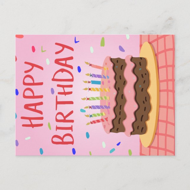 Happy birthday card (Front)