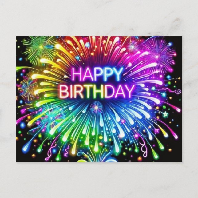 Happy Birthday Card (Front)