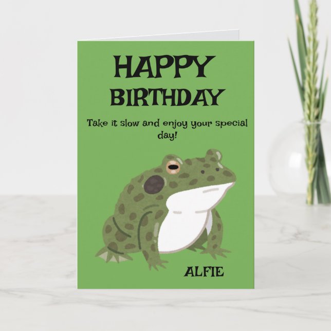 HAPPY BIRTHDAY CARD (Front)