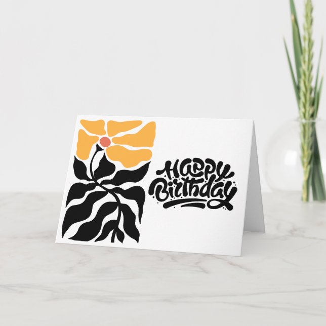 Happy Birthday Card (Front)