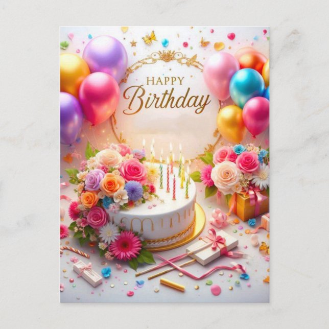 Happy birthday card (Front)