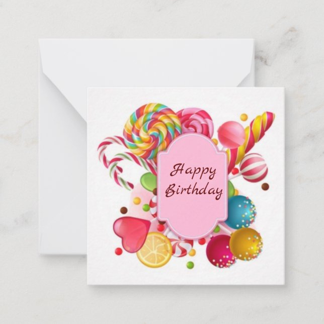 Happy Birthday Card (Front)