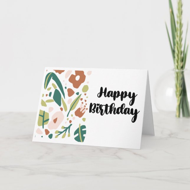 Happy Birthday Card (Front)