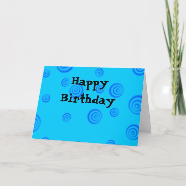 Happy Birthday Card (Front)