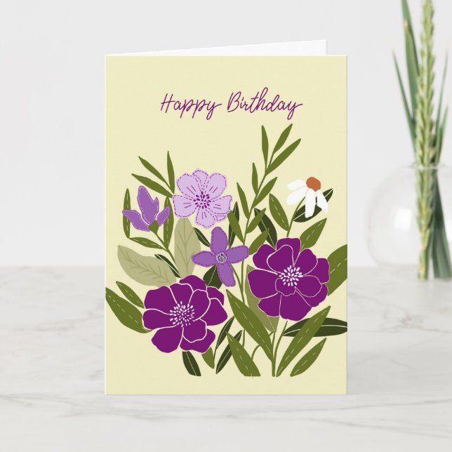 Happy Birthday Card (Front)