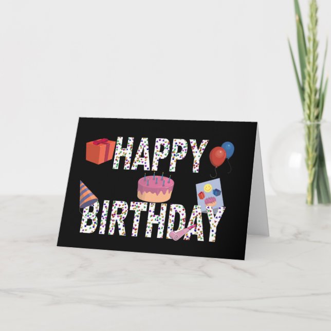 Happy Birthday Card (Front)