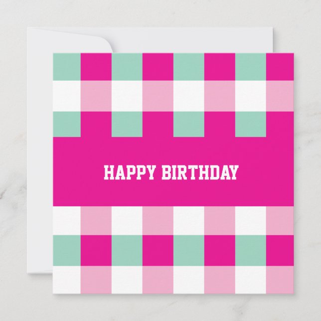 Happy Birthday Card  (Front)