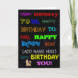 HAPPY BIRTHDAY! CARD