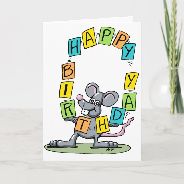 happy birthday card (Front)