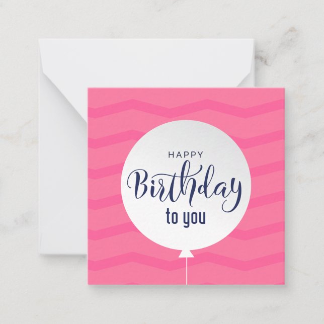 Happy Birthday Card (Front)