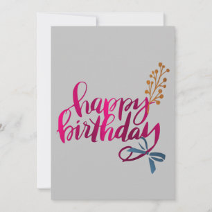 Happy Birthday  Card