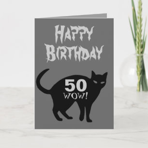 Happy Birthday Card 50th.
