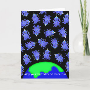 Happy Birthday card alien quirky by Jo Images