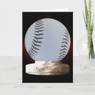 Happy Birthday Card Baseball