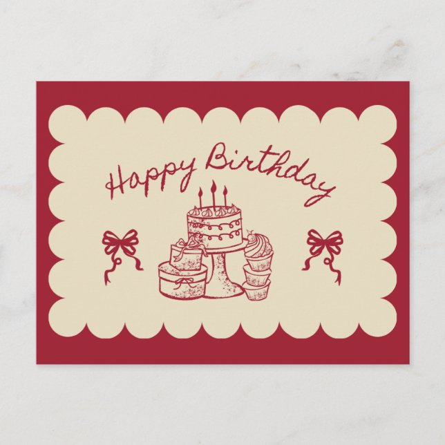 Happy Birthday Card | Birthday Greeting Card  (Front)