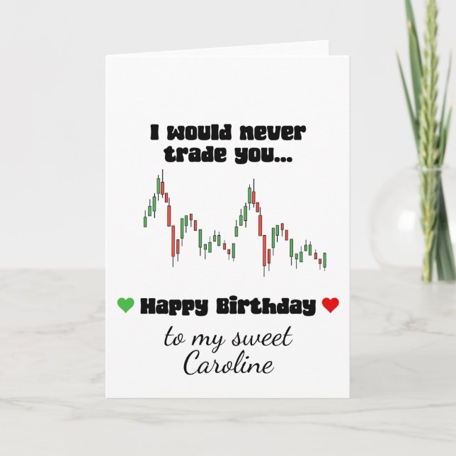 Happy Birthday Card- Bitcoin Birthday love Thank You Card (Front)