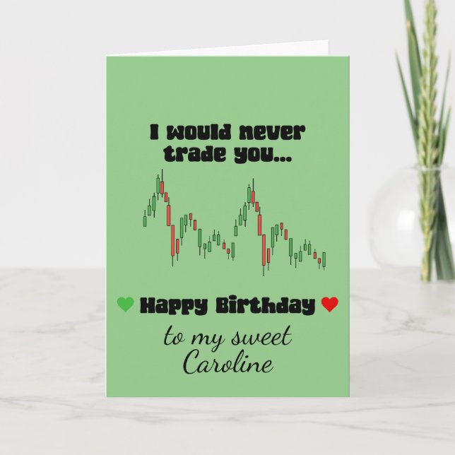 Happy Birthday Card- Bitcoin Birthday love Thank You Card (Front)