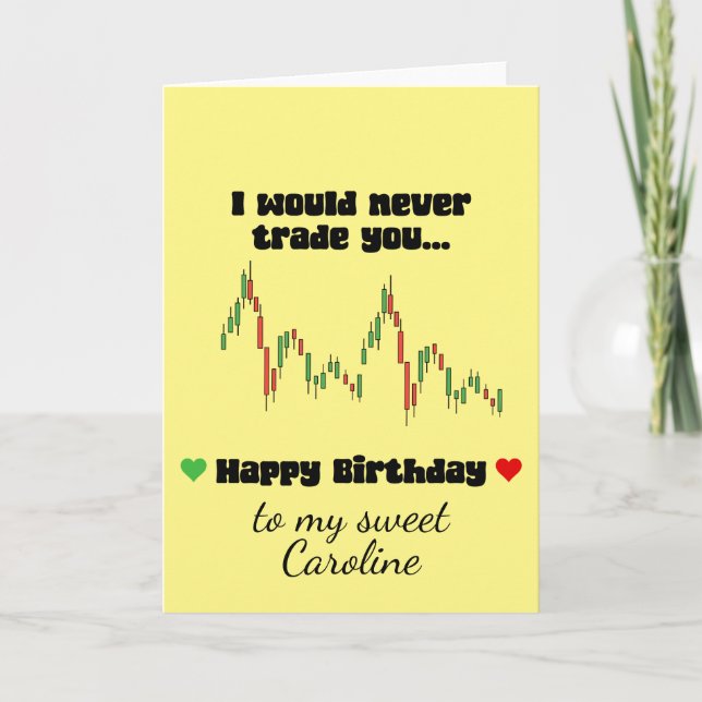 Happy Birthday Card- Bitcoin Birthday love Thank You Card (Front)