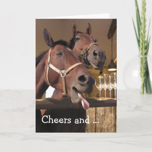 Happy Birthday Card: Cheers and ... Card