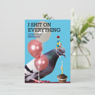 Happy Birthday Card for Pigeons