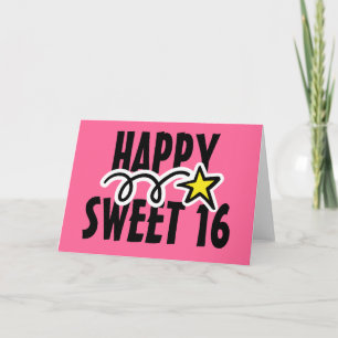 Happy Birthday Card For Sweet Sixteen (16)
