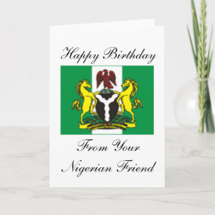 Happy Birthday Card From Nigeria
