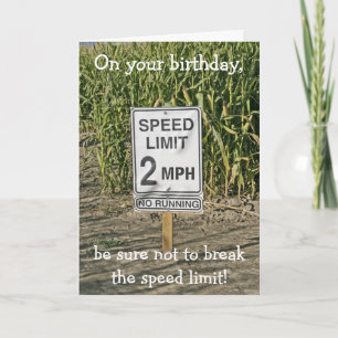 Happy Birthday Card-Get in Gear Card