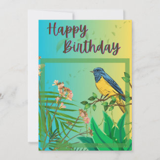 Happy Birthday Card (Jungle Theme)