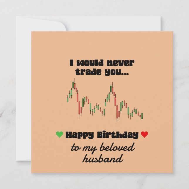 Happy Birthday Card- trader Birthday love Holiday Card (Front)