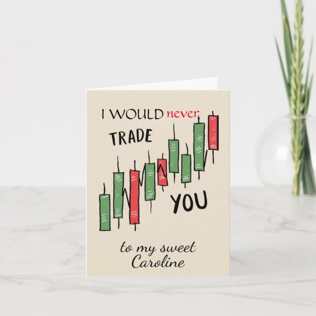 Happy Birthday Card- TRADER Birthday love Holiday Card (Front)