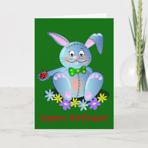Happy Birthday card with Bunny