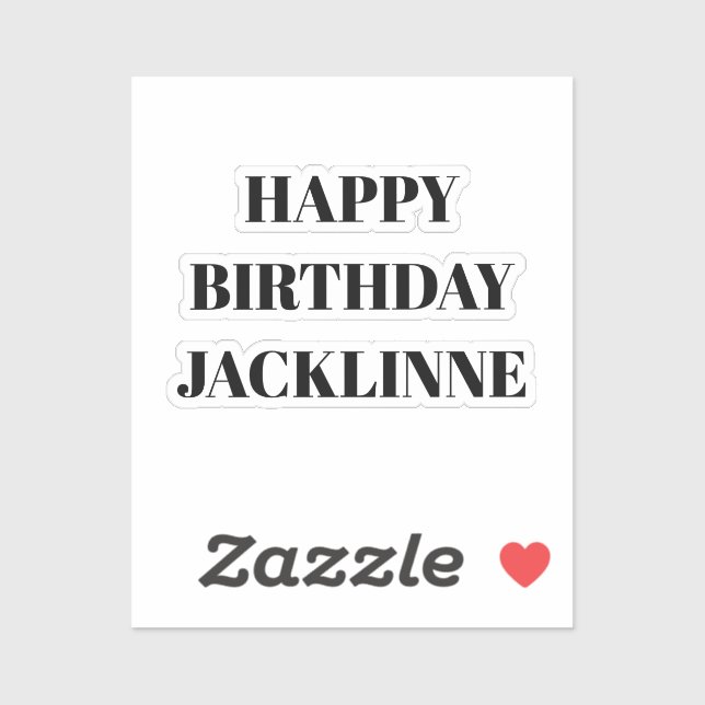 Happy Birthday Card You Can Use In All Contextes (Sheet)