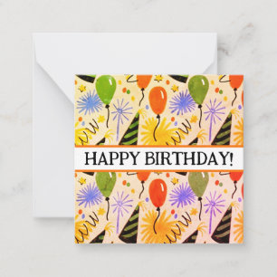 Happy birthday cards, cute, stock up! note card