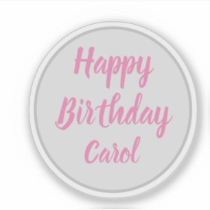 Happy Birthday Carol