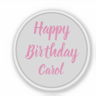 Happy Birthday Carol