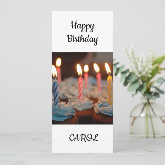 Happy Birthday Carol (Standing Front)