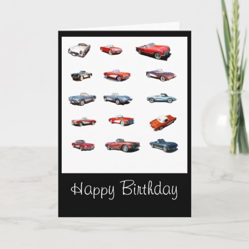 Car Birthday Cards | Zazzle UK