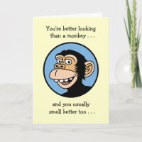 Happy Birthday: Cartoon Monkey
